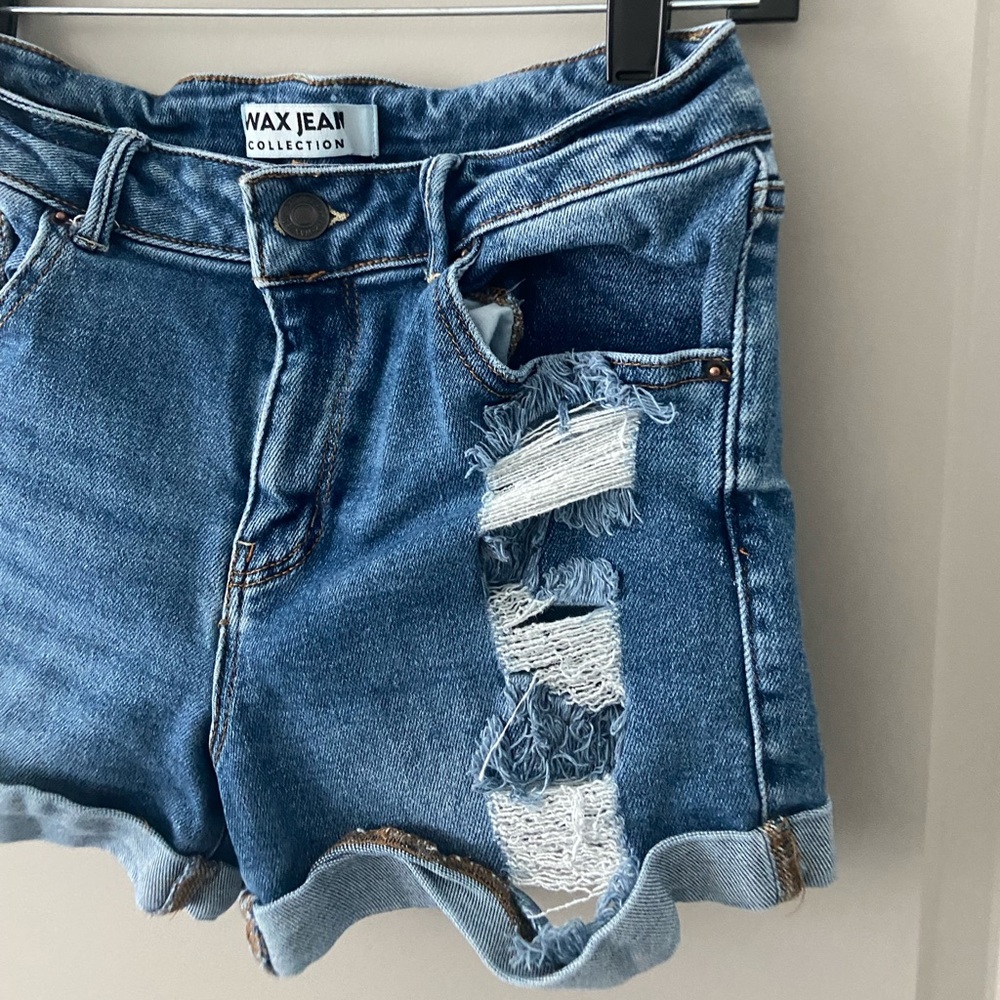 WAX JEANS COLLECTION SHORTS SIZE MEDIUM - Picture 4 of 6
